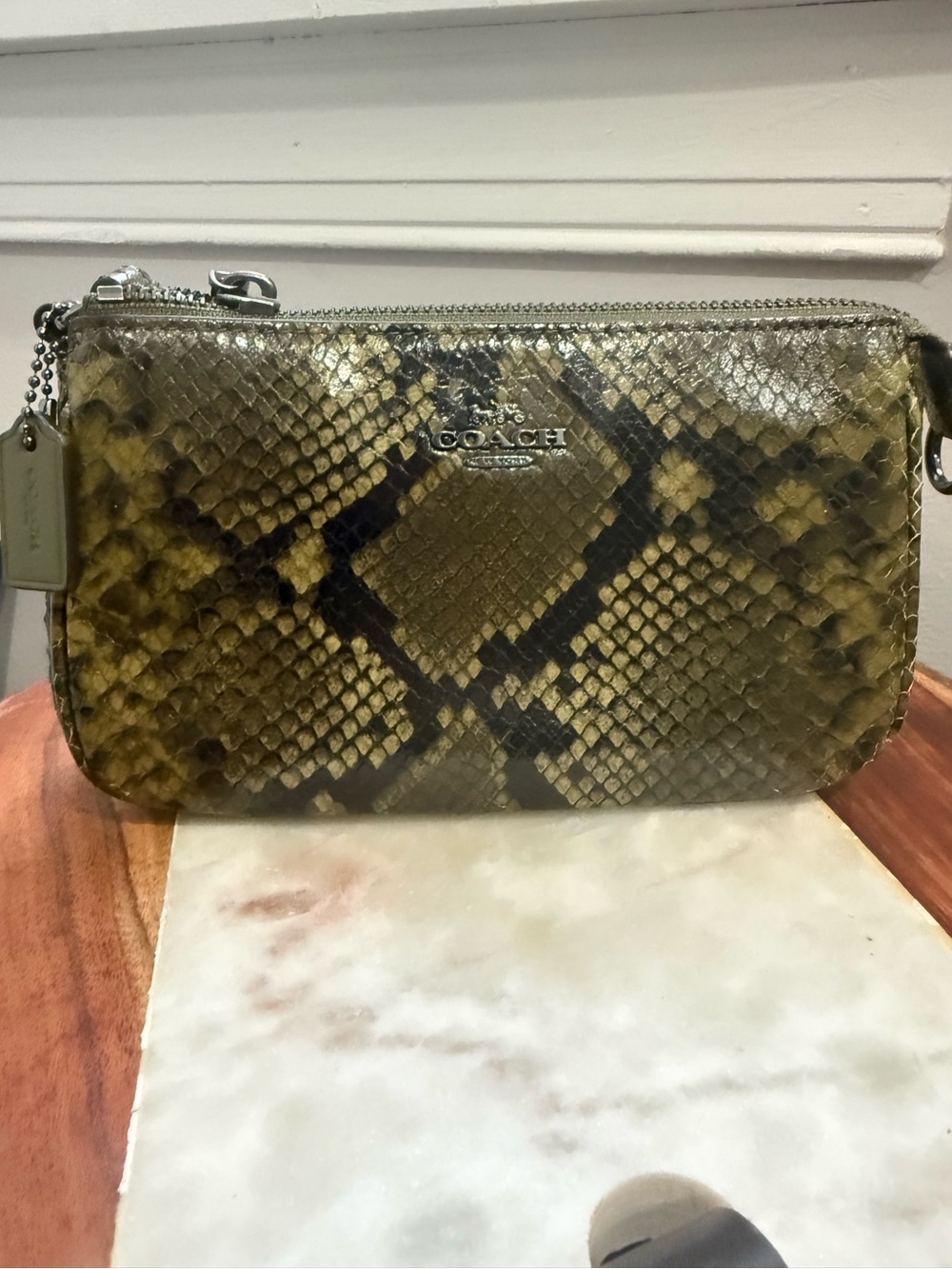COACH Nolita 19 With Snake Print
